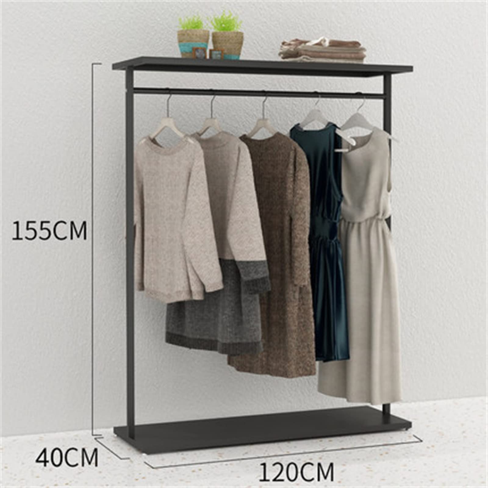 Amazon｜ハンガーラック 衣料品店ハンガーディスプレイラックフロア