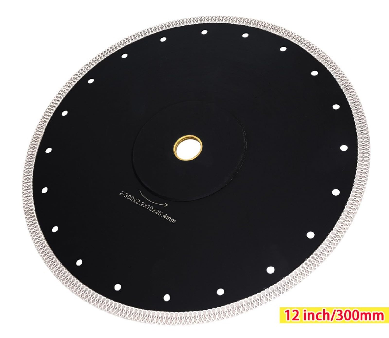 LYVQZPWLRcortador de diamantes, Hoja de sierra de diamante de 3/4/5/6/7/8/9/10/12 pulgadas for cortar baldosas de cerámica y porcelana, disco de sierra circular sinterizada prensada en caliente de 4 p