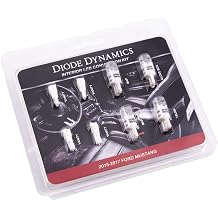 Diode Dynamics Cool White LED interior bulb pack compatible with Ford Mustang 2015-2017, Stage 2