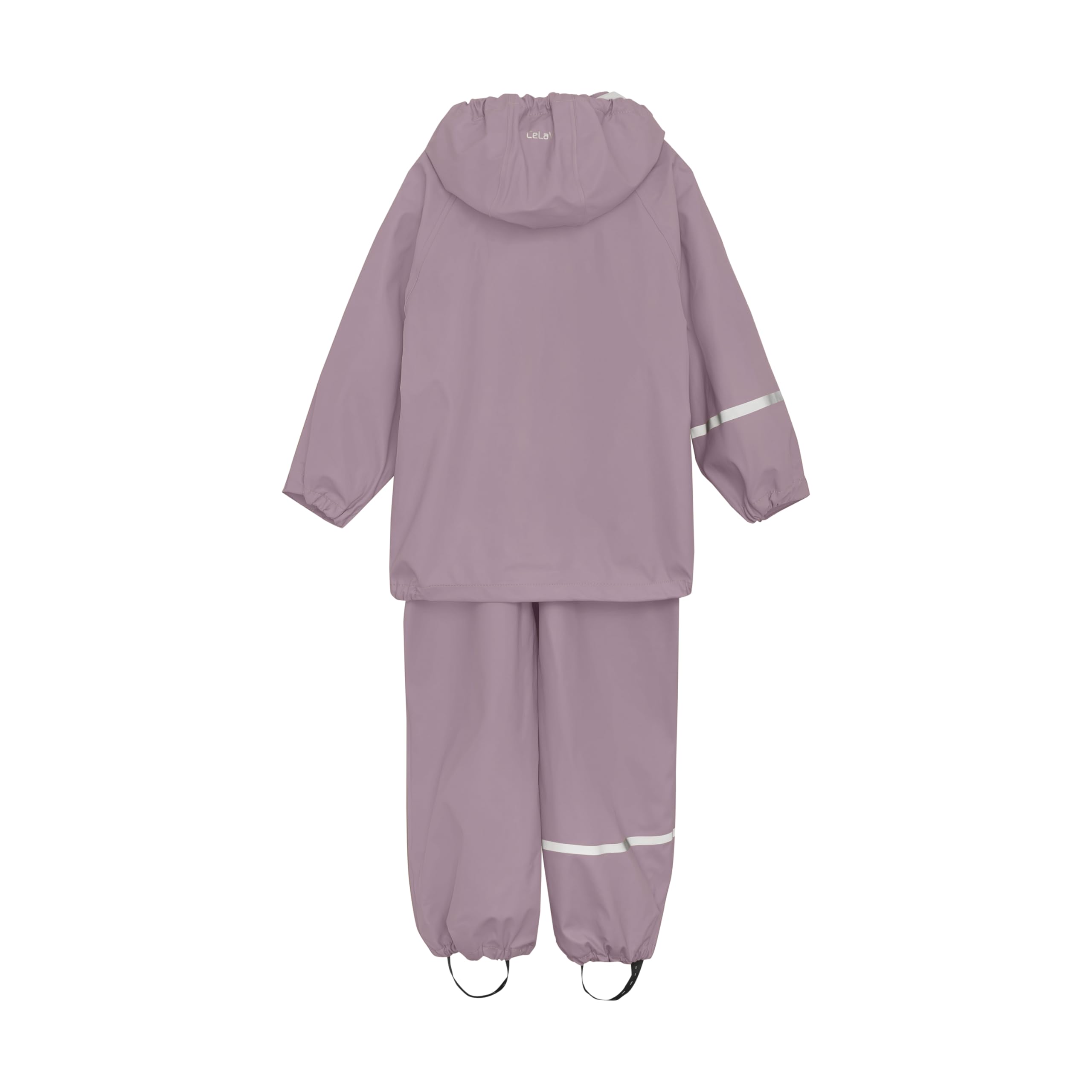 Celavi Unisex Basic Rainwear Set-Solid Pu kurtka przeciwdeszczowa, Mauve Shadow, 100