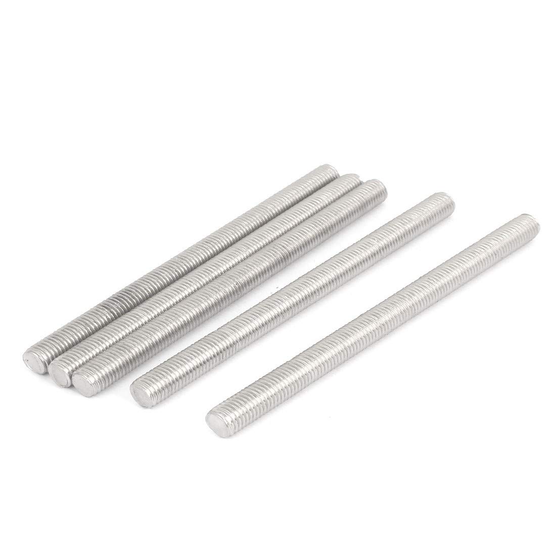 New Lon0167 M12 x Featured 180mm 304 Stainless reliable efficacy Steel Right Hand Thread Fully Threaded Rod Stud 5PCS(id:fcc 5d c2 e63)