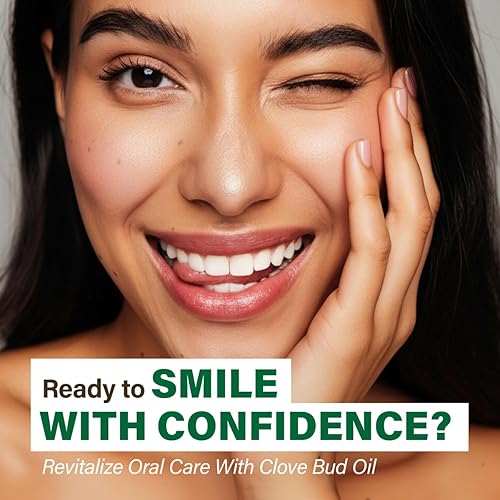 Miniatura 4 de Aceite de clavo para el cuidado bucal y aceite de menta para el cabello, juego de aceites esenciales 100% naturales de grado de aromaterapia, 2 x 4
