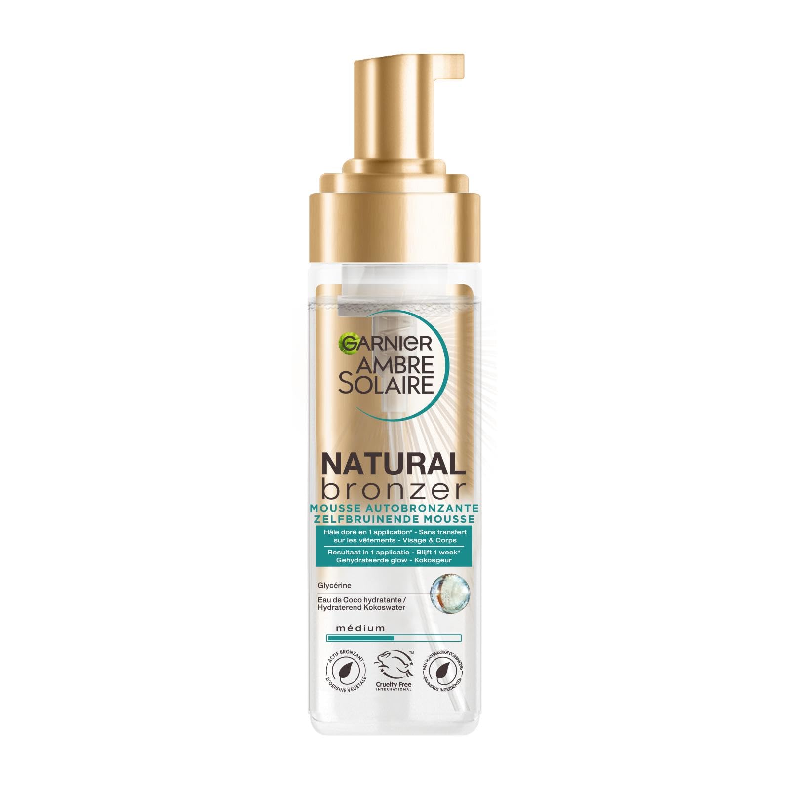Garnier Ambre Solaire Natural Bronzer Mousse - 200 ml