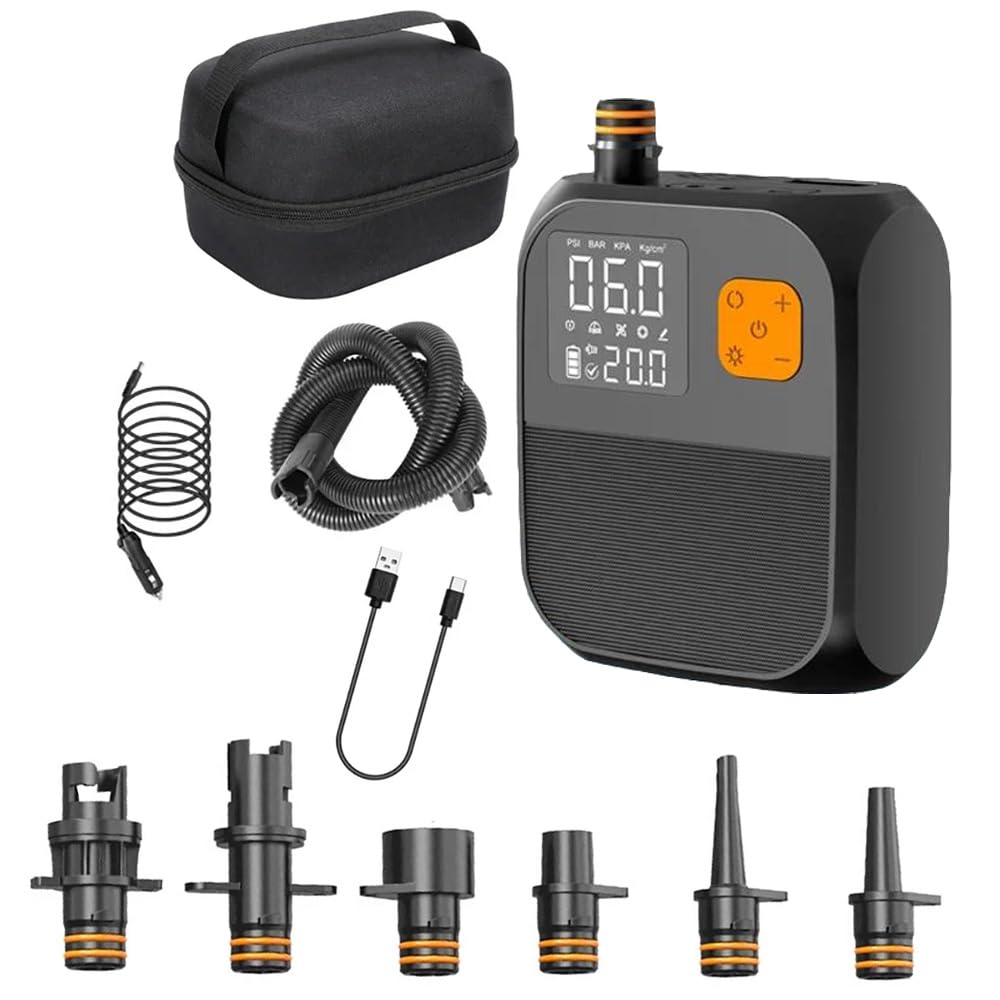 【ほぼ未使用品】Smart Tap PowerArQ Foladable 120 20 PSI SUP Air Pump,Rechargeable Paddle Board Pump 8000mAh,120L