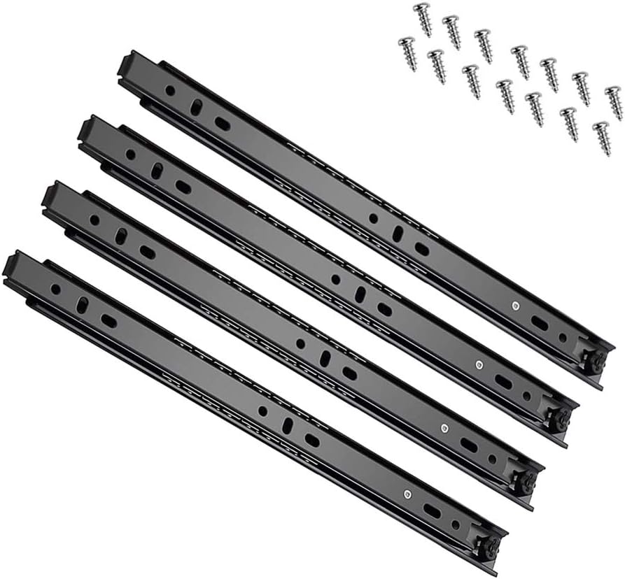 YUANP 4 Pieces Runner Keyboard Drawer Runners