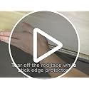 Image of Dukaan Edge Protector for Sharp Edges 3.3 ft with 4 Corner Guards, Baby Proofing Edge Strip & Corner Protector Set, Transparent Silicone Furniture Safety Kit for Table, Desk & Bed
