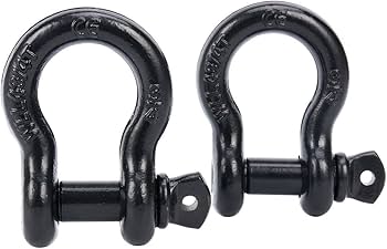 Amazon.co.jp: 8MILELAKE 鍛造シャックル 牽引フック Dリング