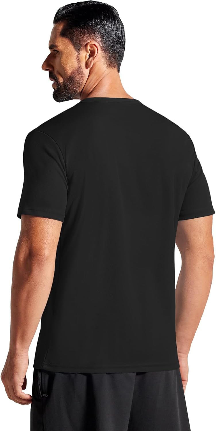 COOFANDY 3 Pack Men's Athletic T-Shirts Short Sleeve - Quick Dry Moisture Wicking Workout Shirts for Running, Gym, Casual - Image 2