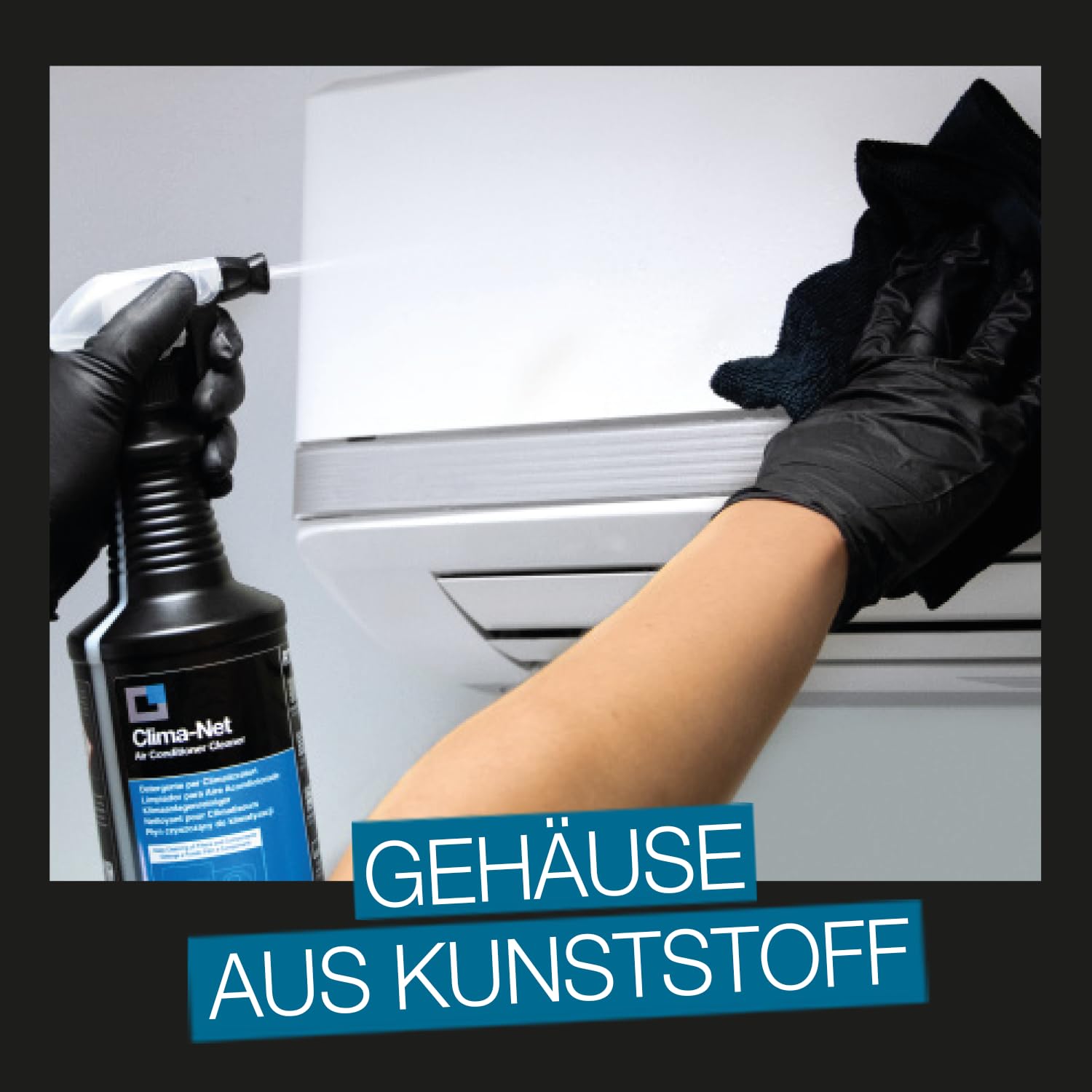 Errecom Clima-Net, Reiniger für Klimaanlagen, Filter, Lamellen und Außengeräte, 6 Flaschen x 1L