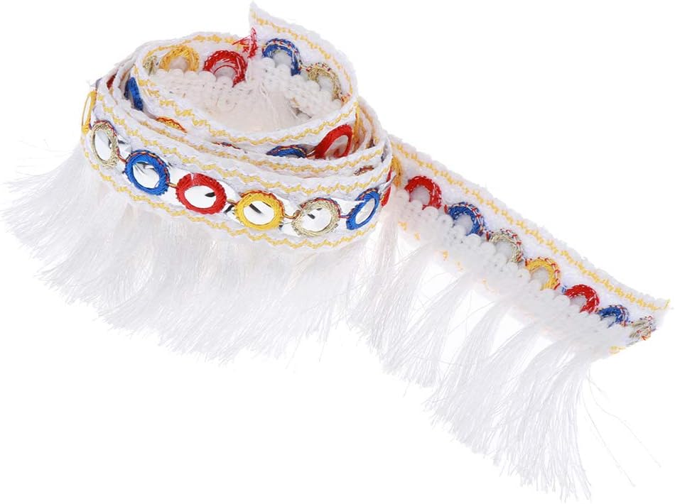 1ヤードジャカードリボンタッセルトリム用カーテンクッション家の装飾2 5センチ Selincaday