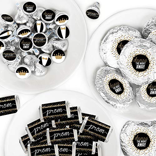 Kit d’autocollants pour fête de bal : décorez votre candy bar chic