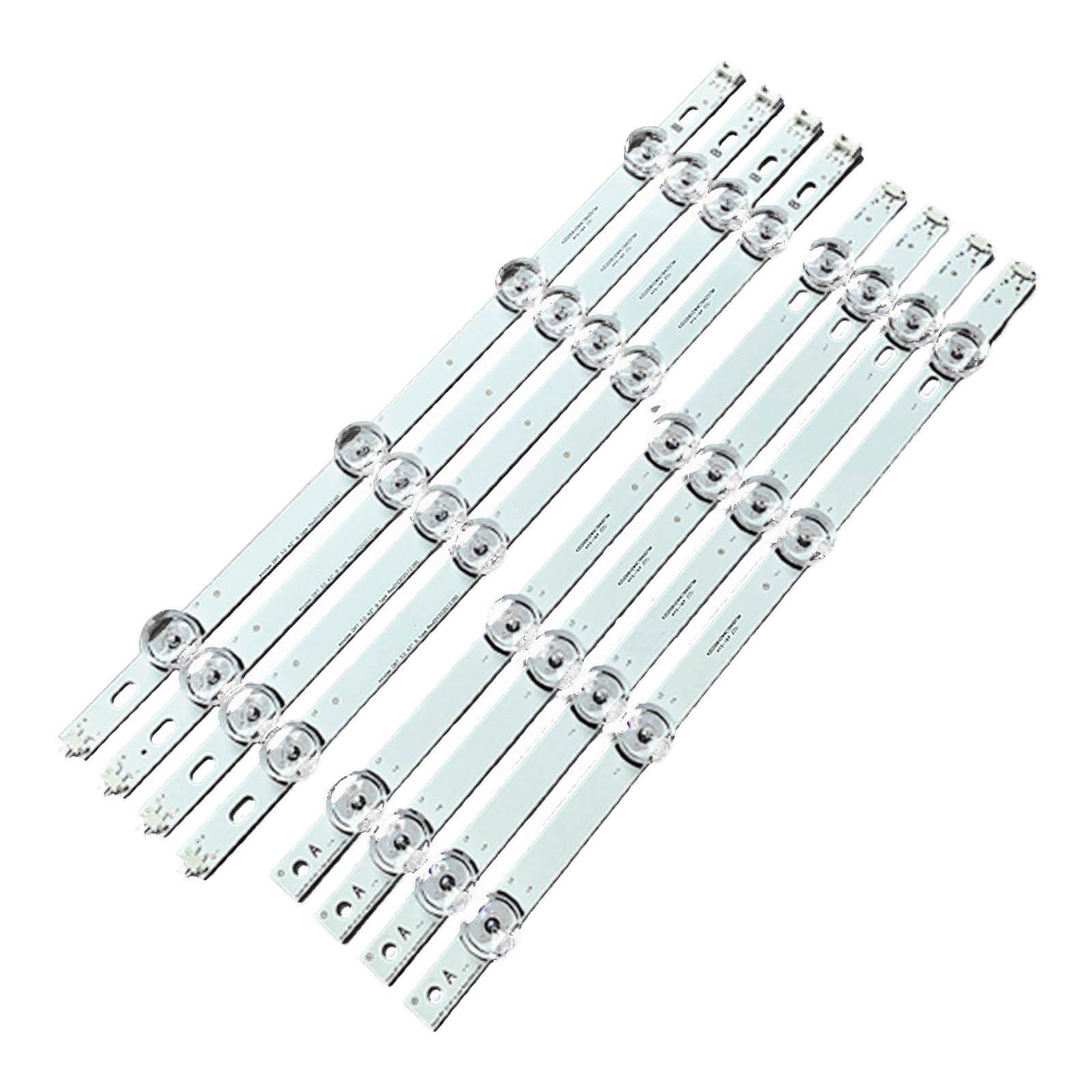 8 Pieces LED Backlight Strip Light Bar for LG 42lb5800 TV Part Durable-image-27