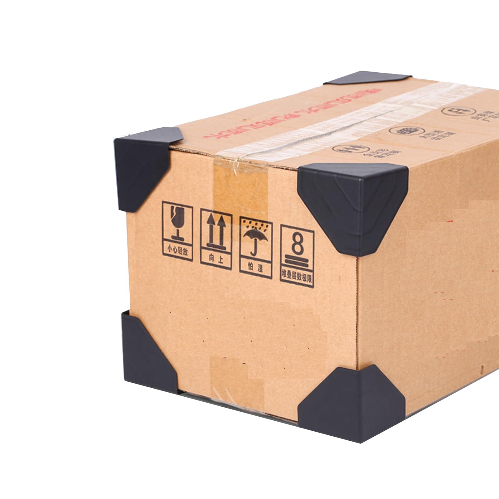Lot de 1000 protections d'angle en plastique pour cartons et panneaux, 60 x 60 x 60 x 2 mm, protection efficace pour un transport et un stockage sûrs