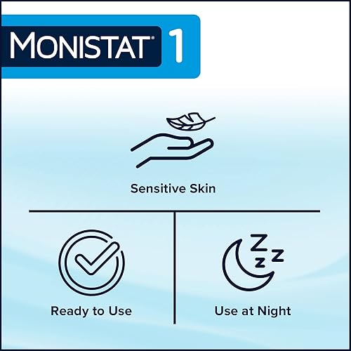 Miniatura 7 de Monistat - Tratamiento de 1 día para candidiasis, 441001A2, Ungüento de Tioconazol de 1 día, Blanco, 1