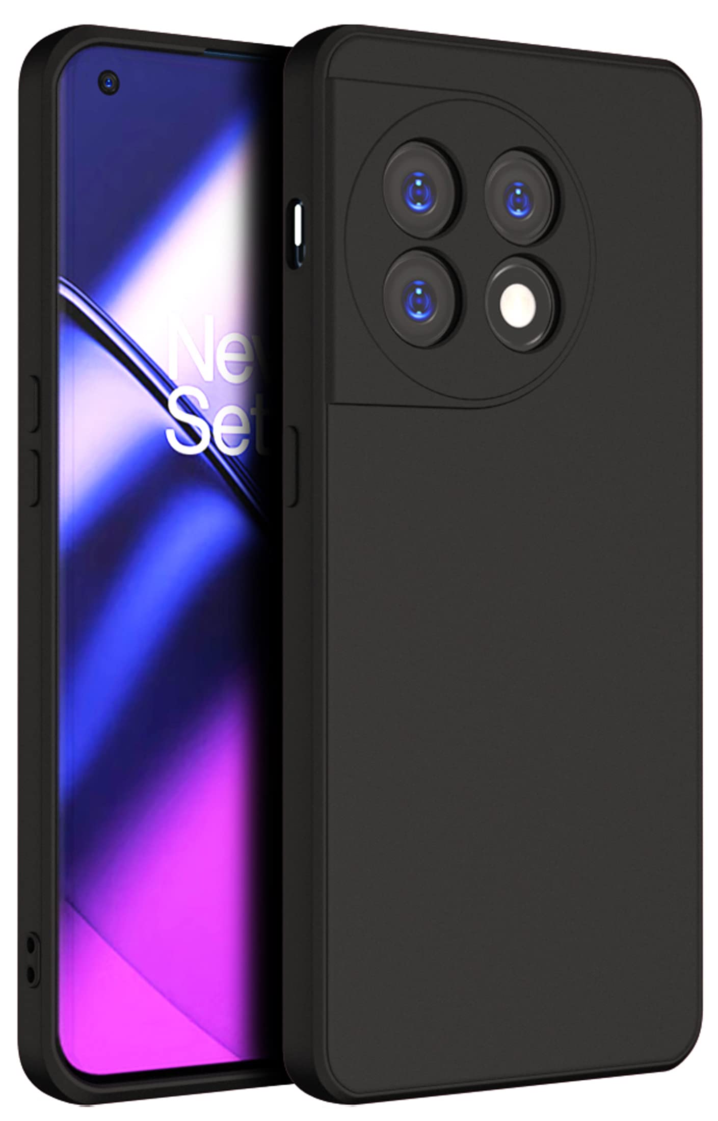 KAPA Matte Protective Lens Flexible Back Cover for OnePlus 11 (5G) | Slim Silicone with Soft Lining Shockproof Full Body Bumper Case (Black) (B0C2PNZGDM) Amazon Price History, Amazon Price Tracker