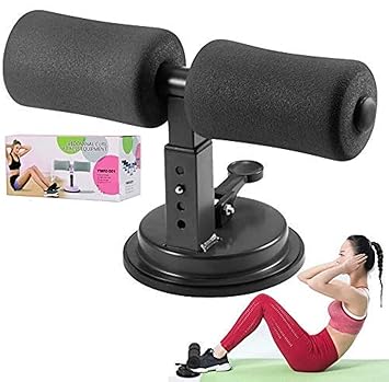 Sit-ups and Push-ups Assistant Device, Household Fitness Equipment for Abdominal Muscle Exercise Machine Portable Self Suction, Ab-Normal Gym Workout