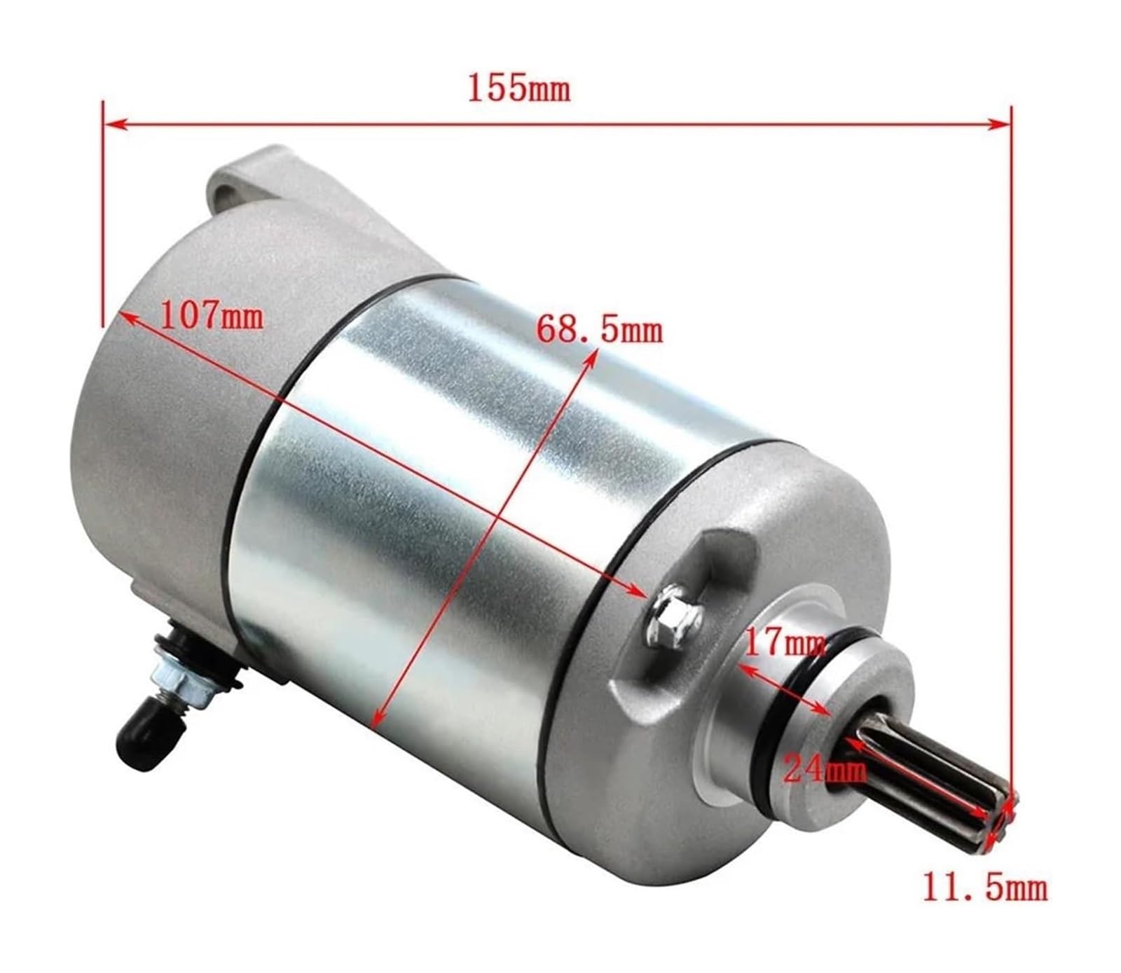 Motor De Arranque para Yamaha YFM350 para Bruin 350 2X4 348cc para 4X4 3HE-81890-00-00 2004 2005 2006 Motor De Arranque Encendido