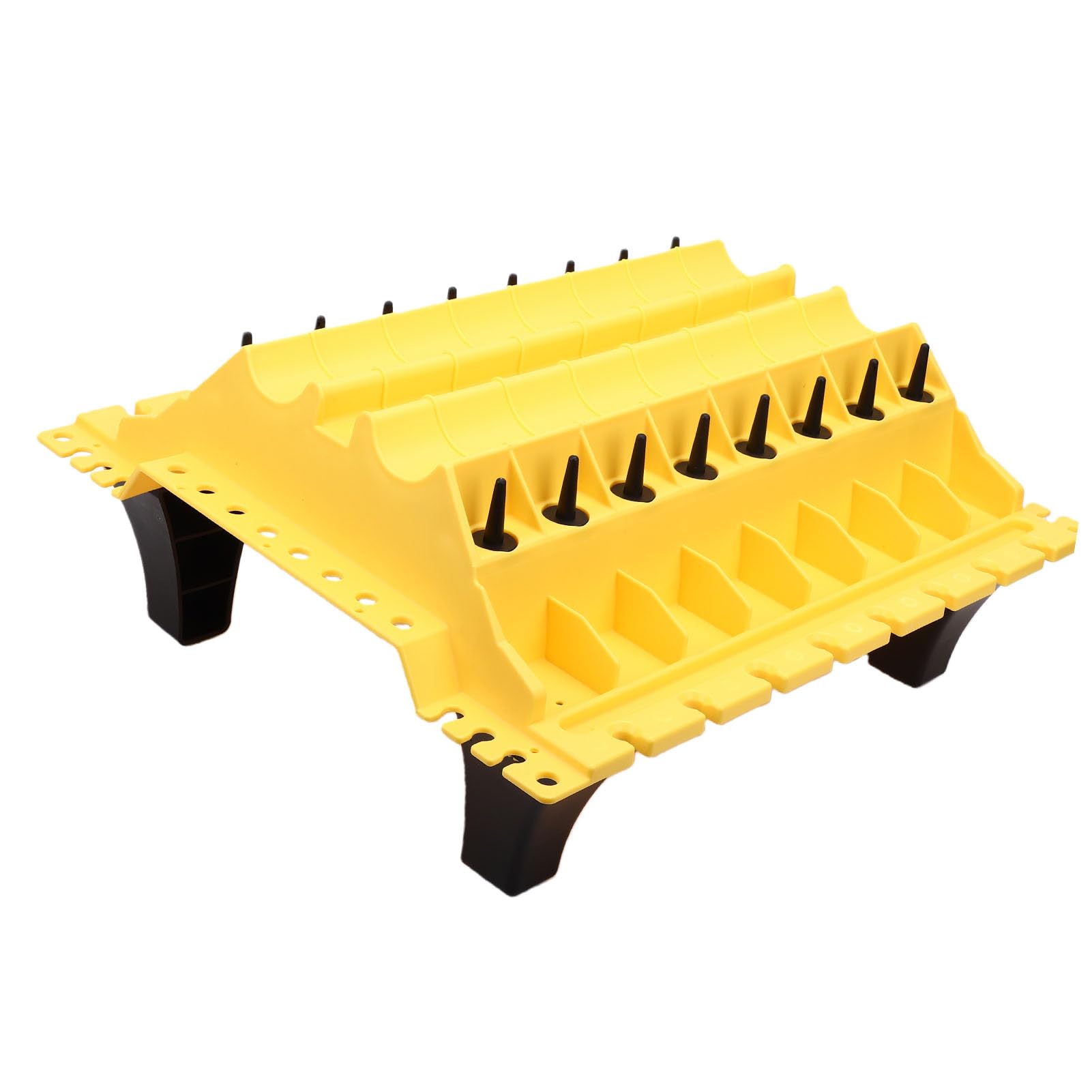 Generic Organizzatore di Valvole del Motore Strumento Efficiente per Molle di Valvole Bloccaggi di Alberi a Camme per Meccanici Professionisti e Appassionati Nylon Grigio