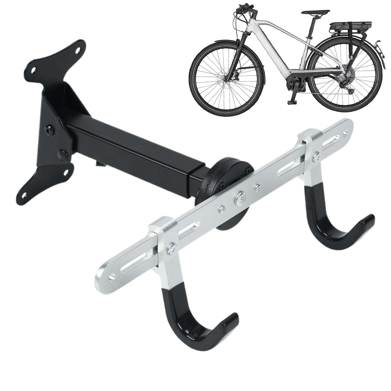 Generico Appendino Per Biciclette Da Parete Organizzatore Regolabile | di Verticale Per Garage Officina Casa Risparmio Spazio Esposizione
