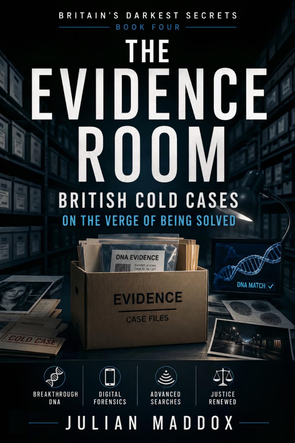 The Evidence Room: British Cold Cases on the Verge of Being Solved: How DNA, Digital Evidence, and Forensic Science Are Cracking Britain’s Coldest Cases (Britain's Darkest Secrets)