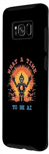 Miniatura 2 de Galaxy S8 Qué momento para ser IA - Funda Nerd de inteligencia artificial de Python