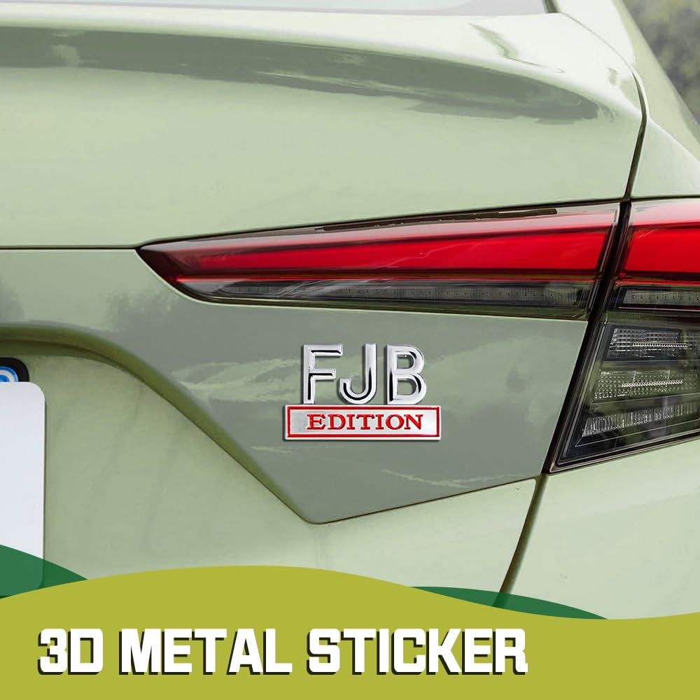 Snapklik.com : FJB Edition Car Emblem, 3D Letters FJB Car Edition ...