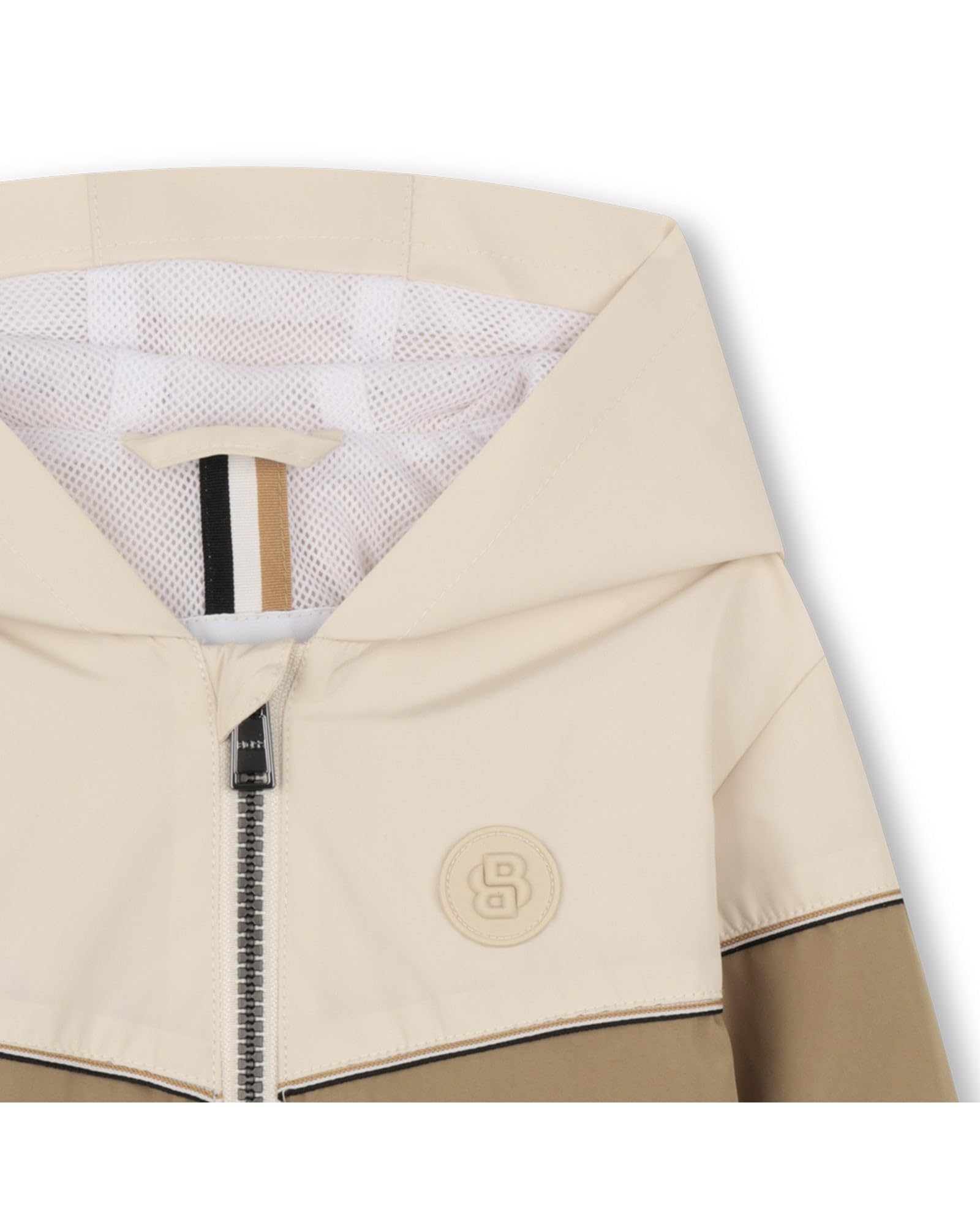 BOSS Hooded Windbreaker Baby Boys, Grau, 9 Monate
