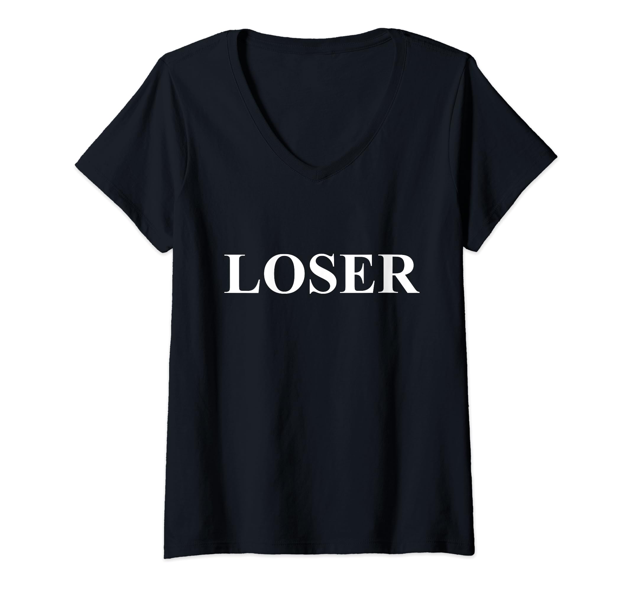 LOSER TSHIRT FUNNY TSHIRT LOSER LOVERV-Neck T-Shirt