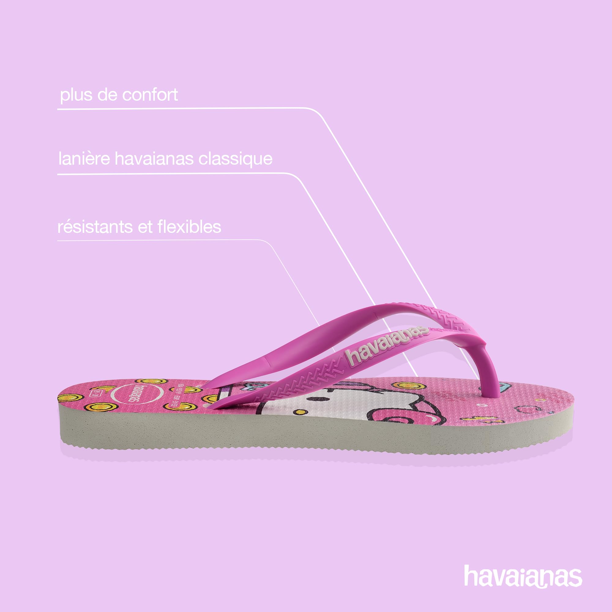 Havaianas Kids Slim Hello Kitty Fille Tongs