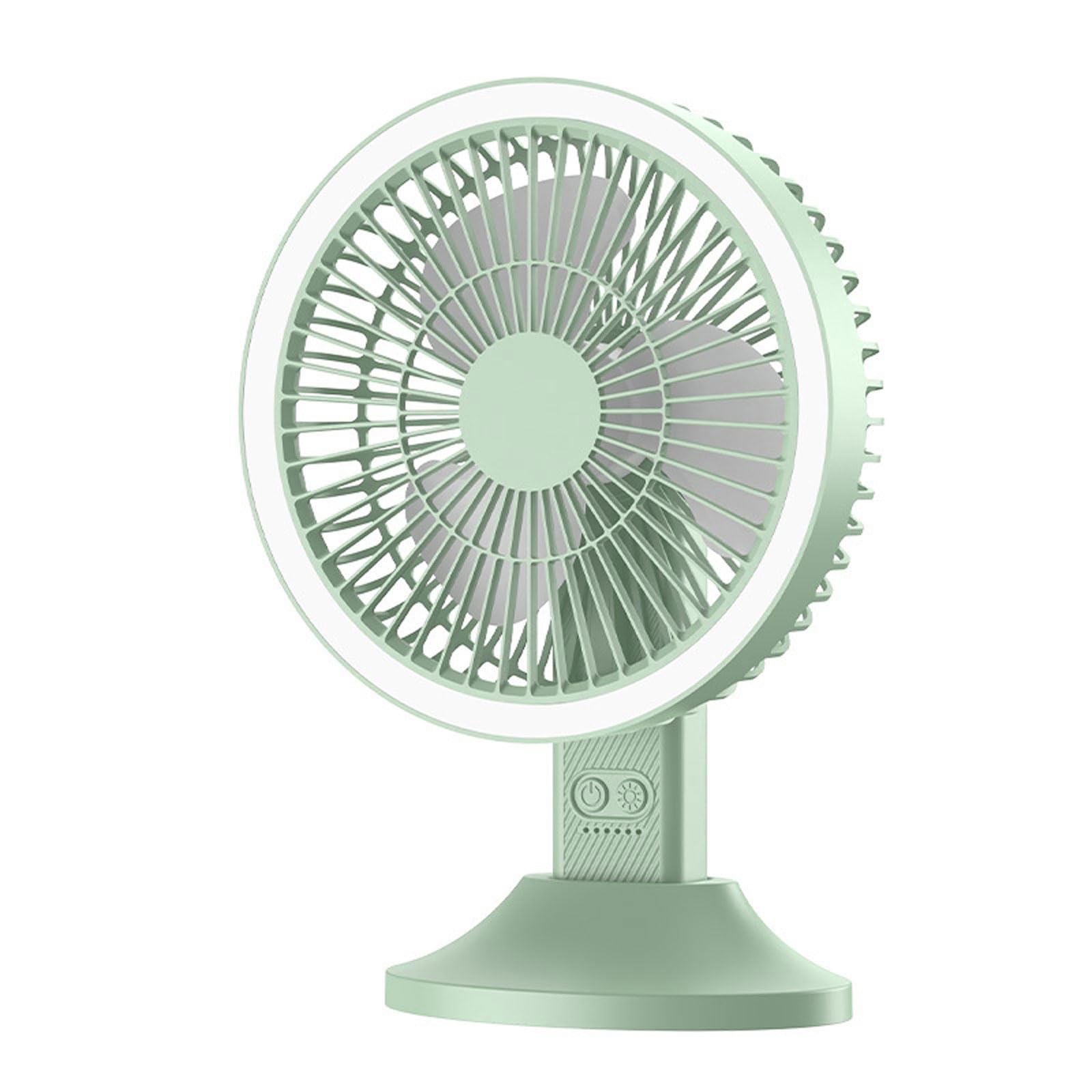 Ventilateur de bureau silencieux portable 5 vitesses pour table de nuit
