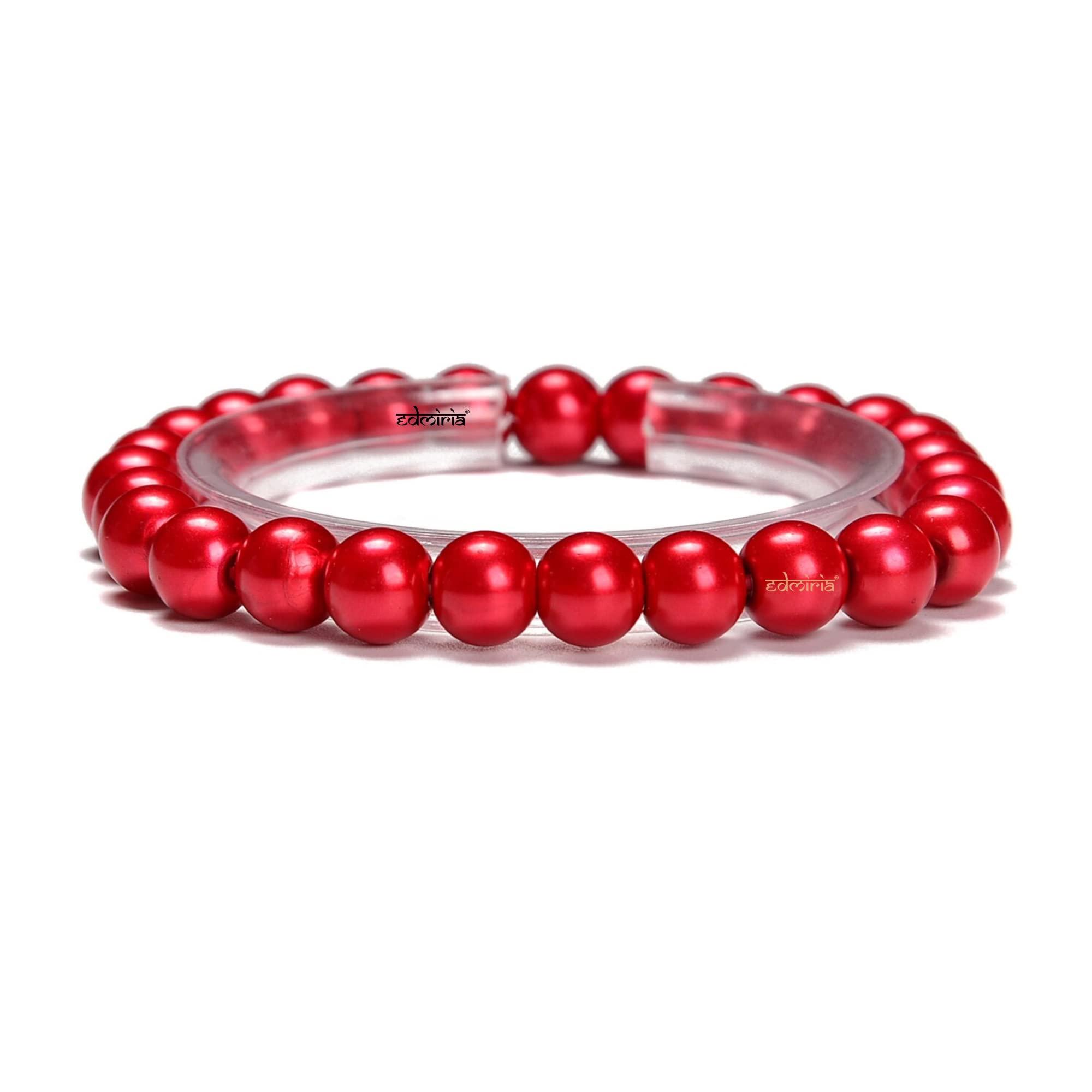 See full amazon price history chart for EDMIRIA Shell Pearl Semi Precious Stones Reiki Chakra Healing Yoga Meditation Crystal Fengshui 8mm Gemstones Round Beads Stretchable Bracelet (Solid Red) EDMIRIA Shell Pearl Semi Precious Stones Reiki Chakra Healing Yoga Meditation Crystal Fengshui 8mm Gemstones Round Beads Stretchable Bracelet (Solid Red) (B0C6FH8CG3) Amazon Price History, Amazon Price Tracker
