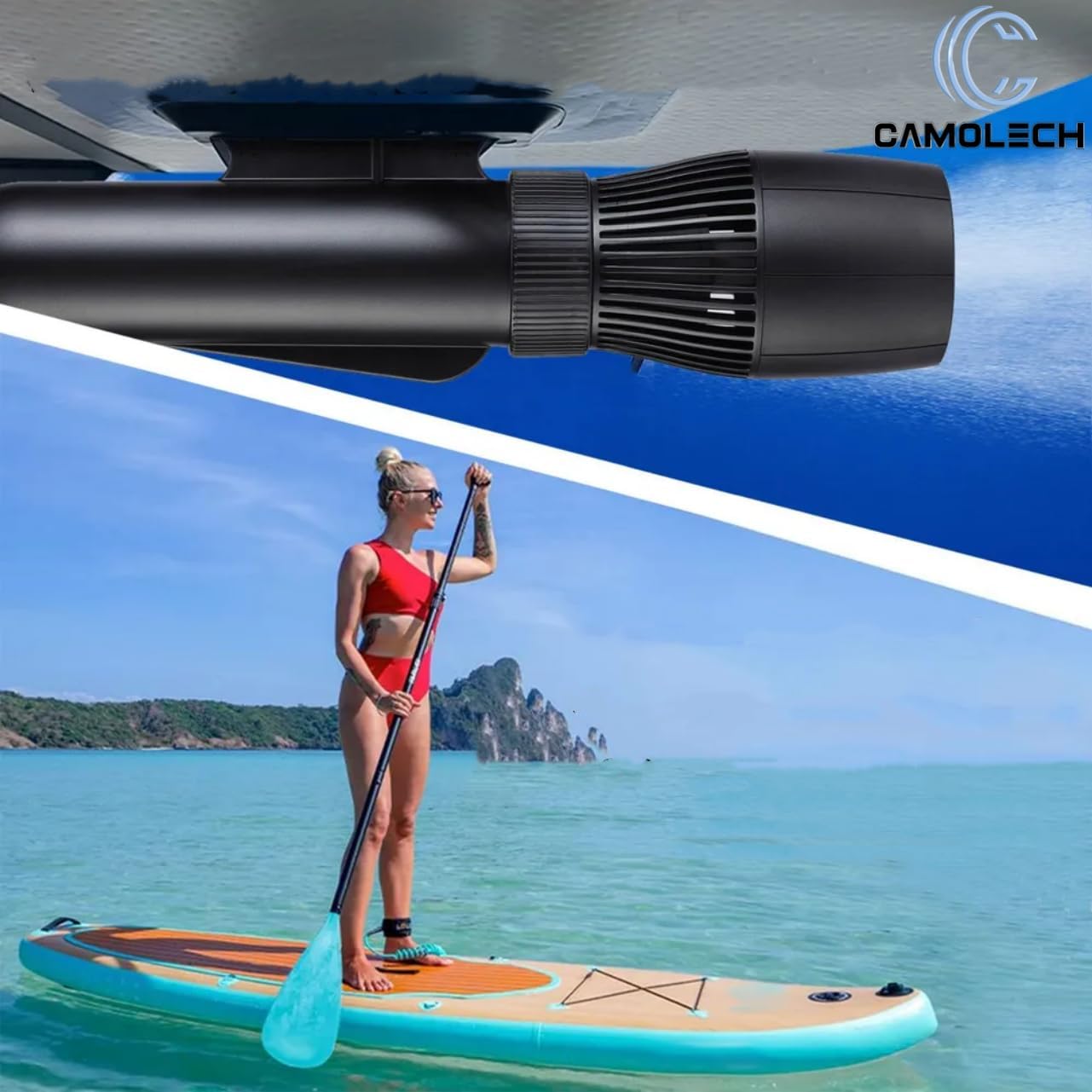 G Camolech 500w Electric Water Scooter for adults and children, scooters for girls, submarine scooter helix, swimming pool, diving and snorkeling Sea Scooter 8 61gOX+l7NeL. AC SL1281