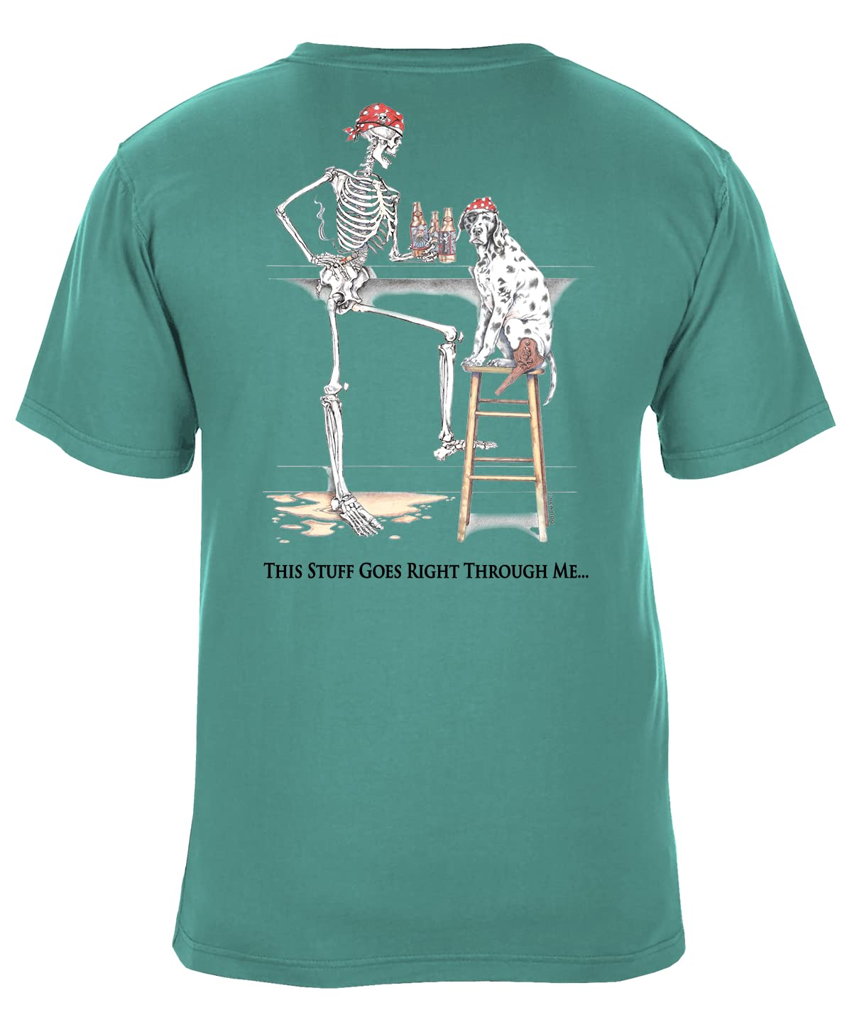 SEA DOG Novelty Vintage Bones Drinker (Grey, 2XL)