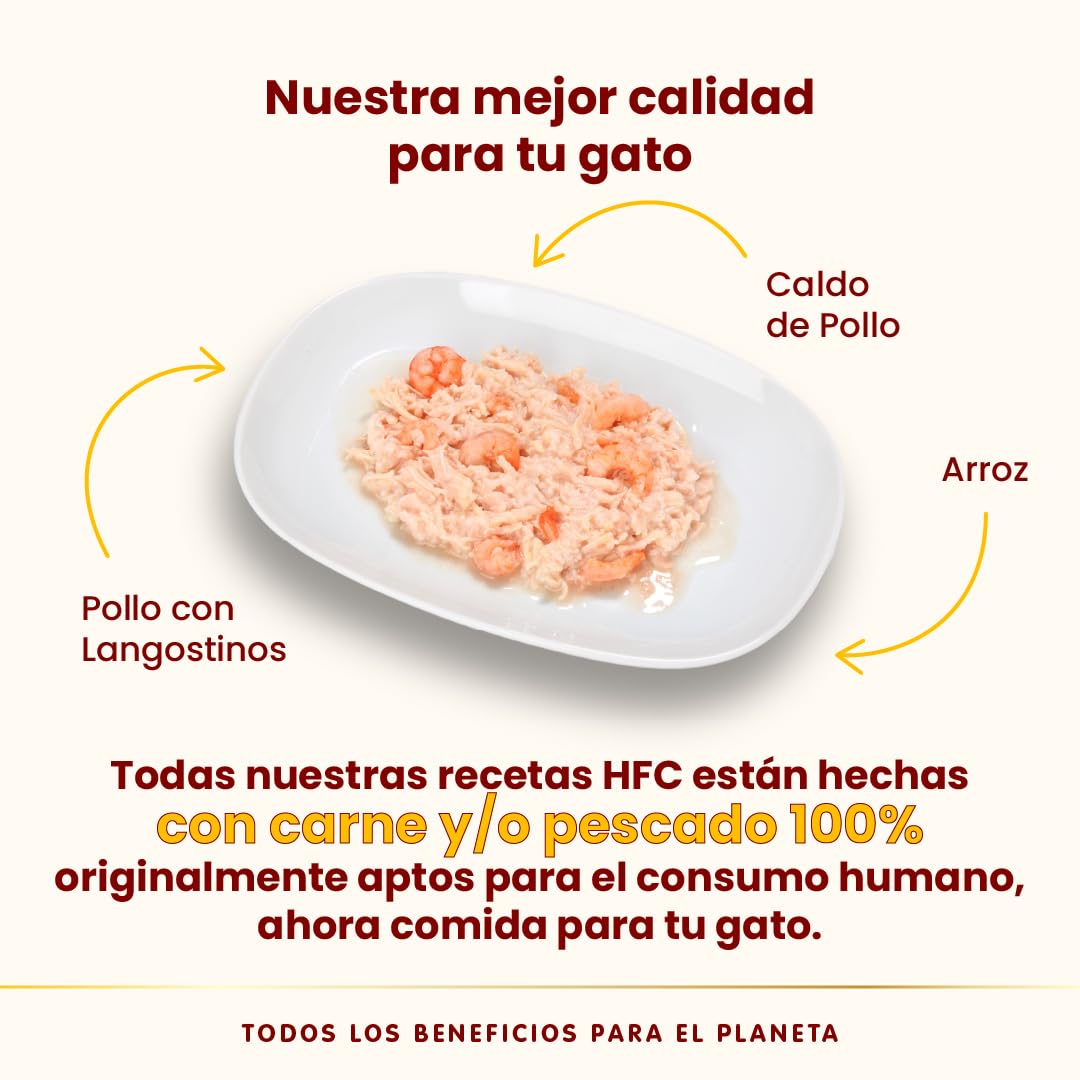 almo nature HFC Natural con Atún Atlántico - Comida húmeda para Gatos Adultos: 24 latas de 150 g