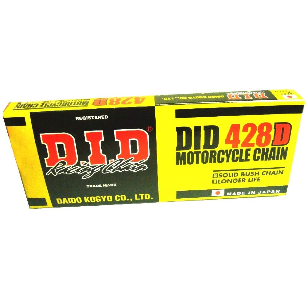 D.I.D. Non O-Ring Chain Black 428-126 Japan Honda NX 125 1989 - 1990