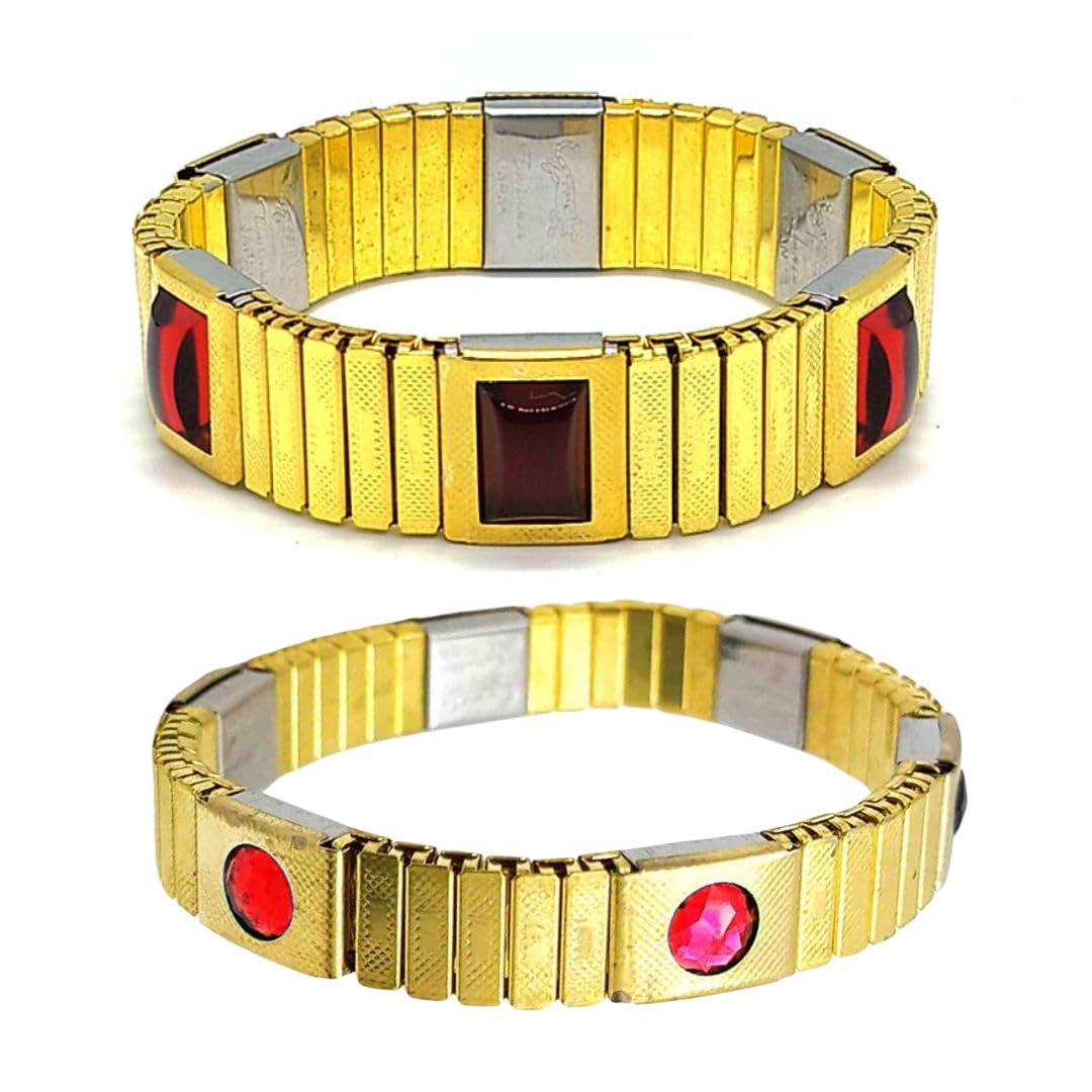 Bio Magnetic Bracelet For Men & Women/Blood Pressure Metal Chain/High Power Magnet/Energy Maintain/Blood Circulation & Therapy/Pain Relief/Pack of 2 Pis.