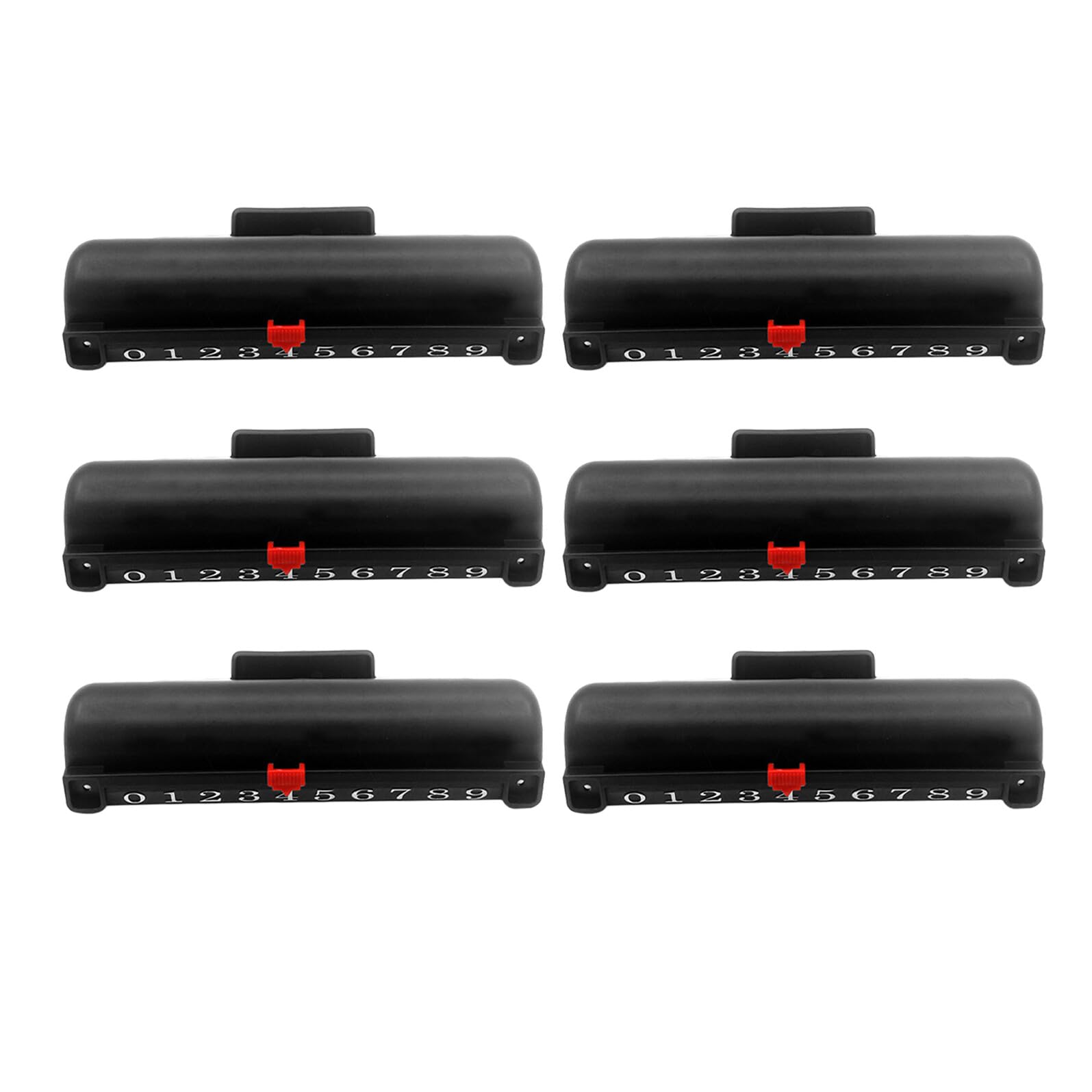 iplusmile Set 6 Pezzi Contapunti da Tavolo per Hockey e Calcio Balilla in Plastica Scatola Porta Dischi Accessori per Giochi da Tavolo e Biliardino Metodo di Punteggio Affidabile per