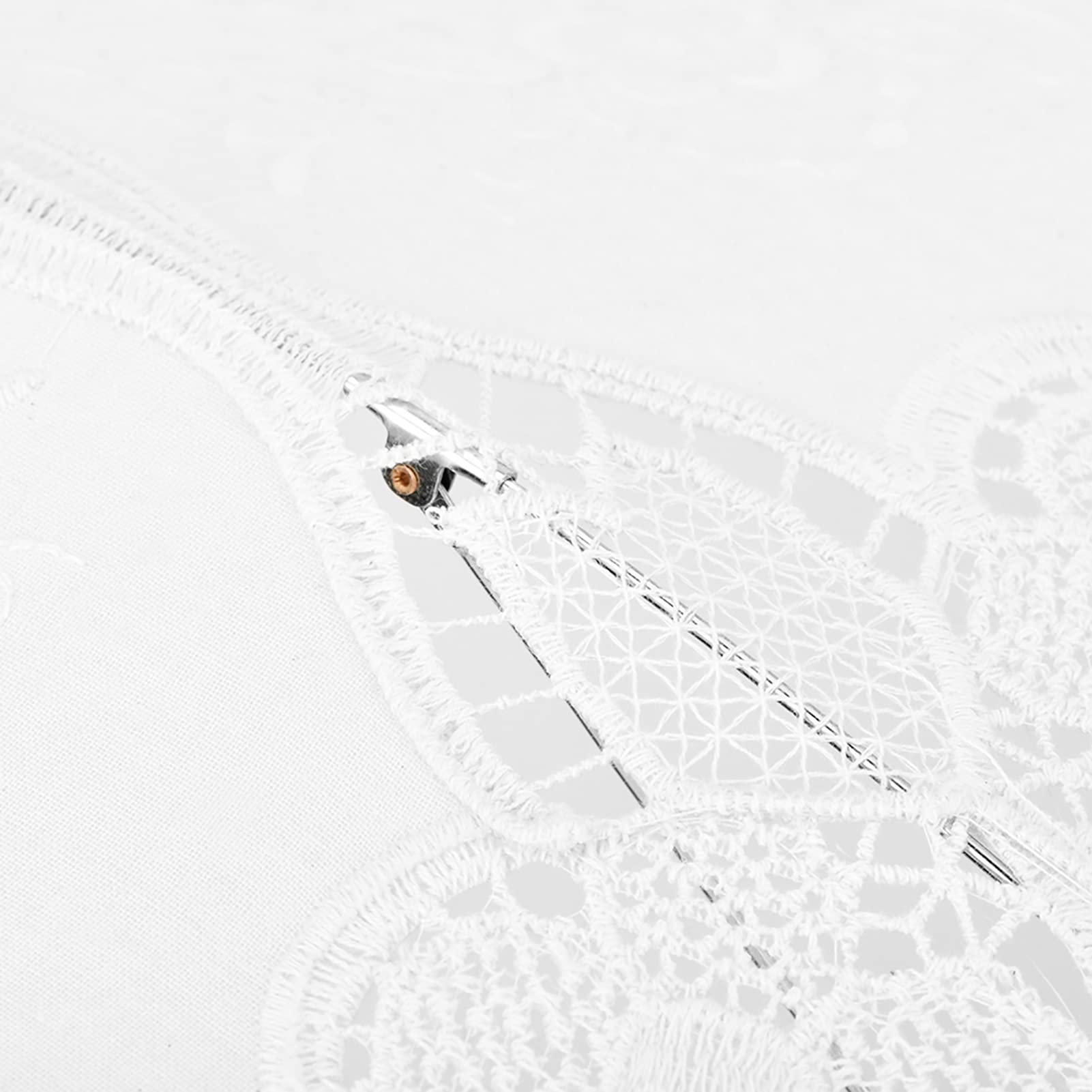 AYNEFY Ombrello da sposa, ombrello da sposa, in cotone, per matrimoni, balli, fotografie, oggetti di scena