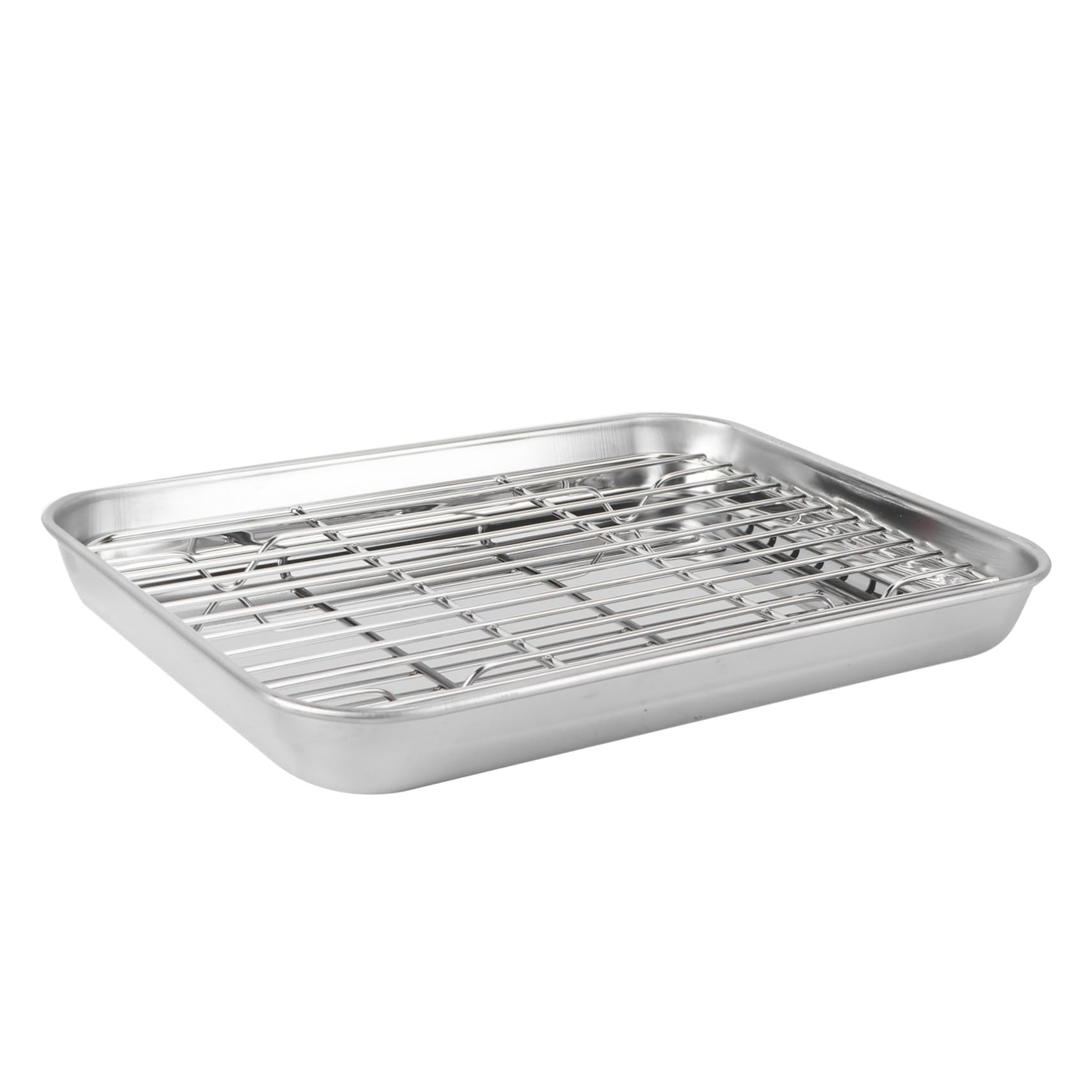 Plaque pâtisserie inox grille amovible plateau four rectangulaire cuisine