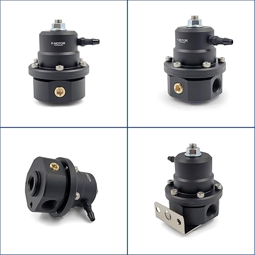 Miniatura 4 de Regulador de presión de combustible ajustable K-MOTOR - Estilo de retorno 6AN - Kit universal