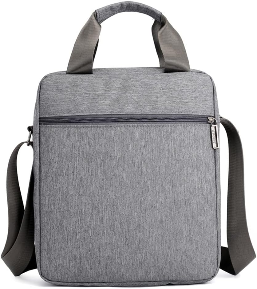 Men Multifunctional Shoulder Messenger Bag With Headphone Hole Nylon Travel Handbag Large Capacity Storage Bags