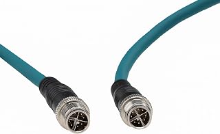 M12 8 Pin X-Code Waterproof Cable, Indispensable for Water Treatment Plants, Sewage Pumping Stations and Marine Aquaculture Systems 5M