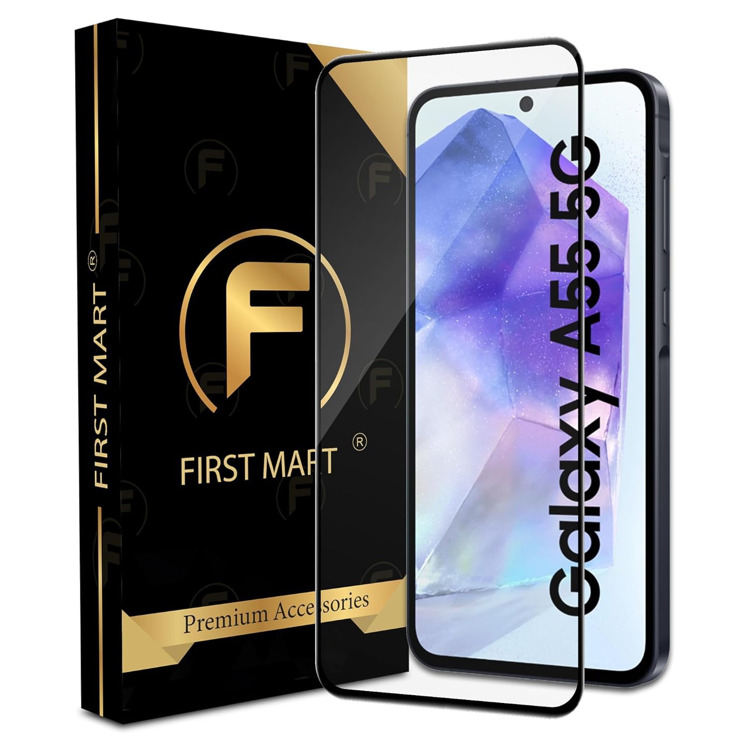 FIRST MART Tempered Glass for Samsung Galaxy A55 5G / Samsung M35 5G / Samsung A35 5G with Edge to Edge Full Screen Coverage and Easy Installation Kit, Pack of 1 (B0CZ8JBS83) Amazon Price History, Amazon Price Tracker