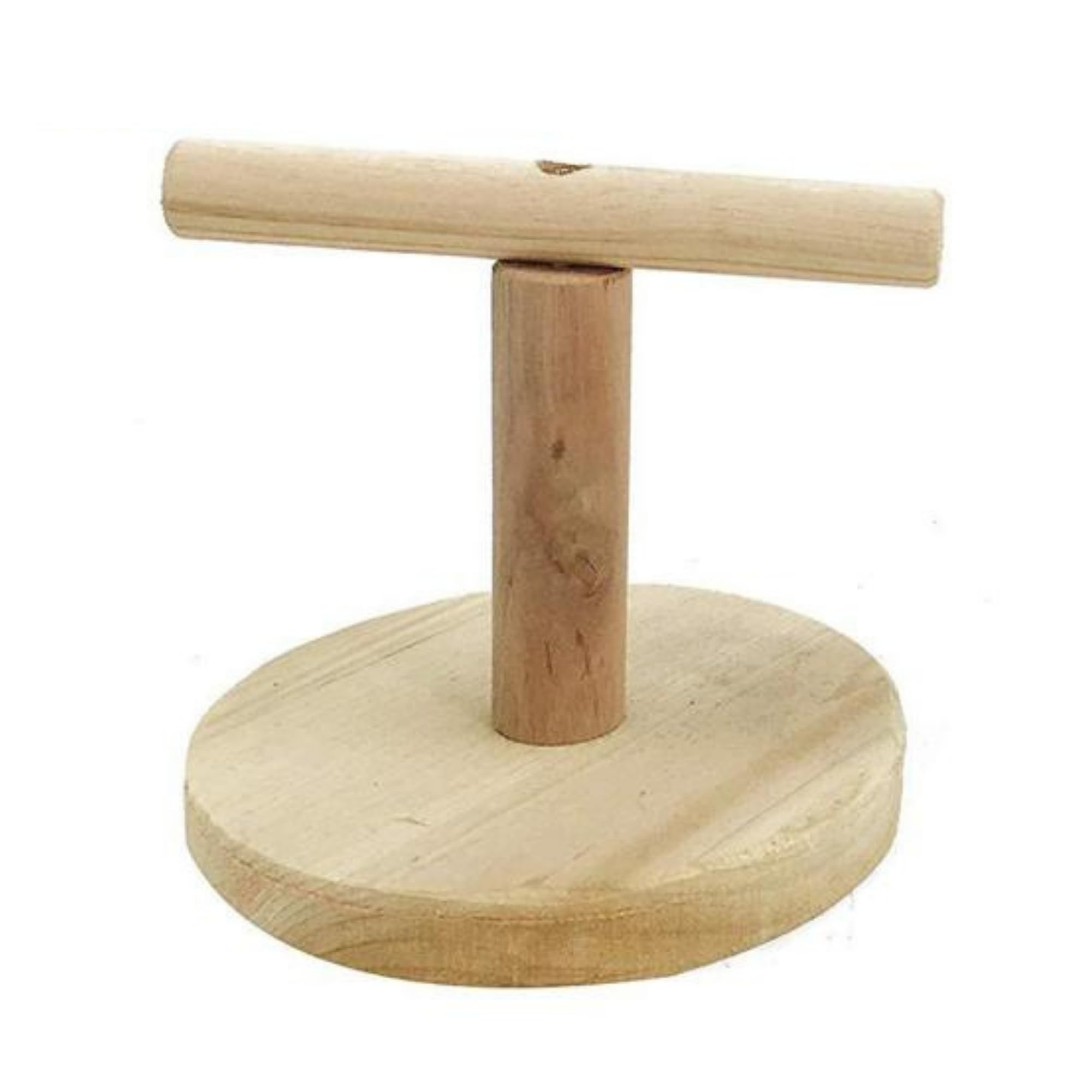 Pet Bird Parrot Wooden Stand Perch Playground Platform Cage Chew Playing Toy Lovely Pet (Size 6 Inch) (B0CH8XCC5Z) Amazon Price History, Amazon Price Tracker