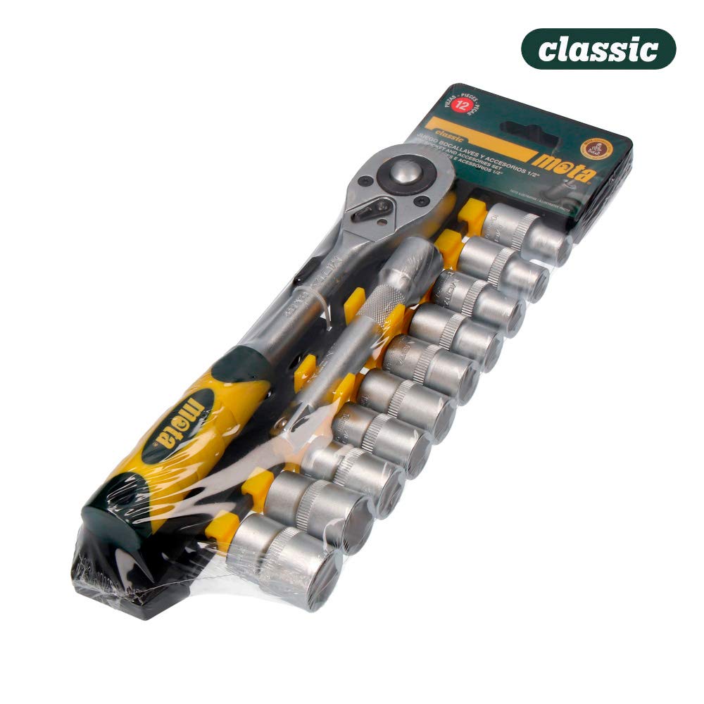 Image secondaire de Lot de 12 douilles Torx en chrome-vanadium - Raccord 1/2