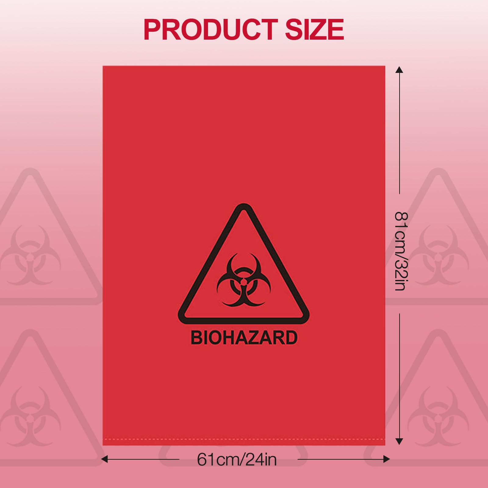 Biohazard Bags & Biohazard Waste Bags 45x50cm (17