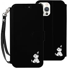 Compatible with Moomin for iPhone 13 Mini Notebook Type iPhone 13 Mini Folio Case iPhone 13 Mini Case Form 13 Mini Case 13 Mini Notebook Type Smartphone Case 5.4 Inch