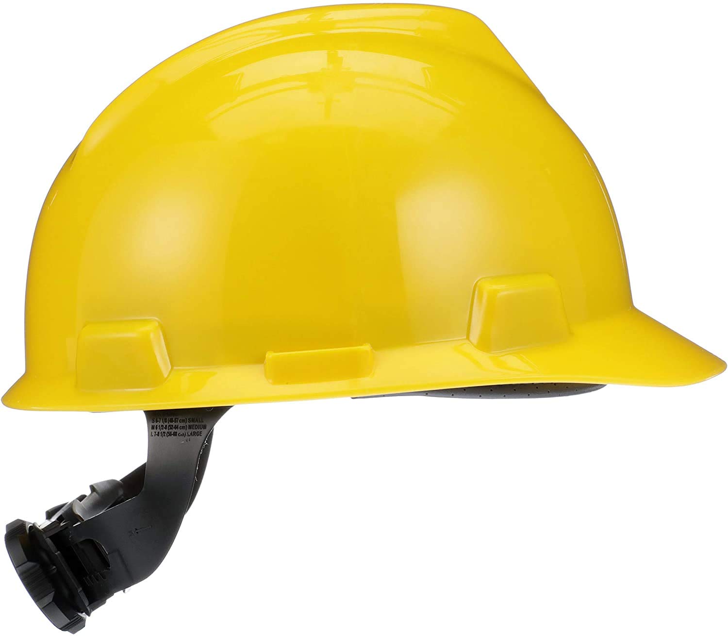 One-Day Sale: Up to 60% Off MSA 475360 V-Gard Cap Style Safety Hard Hat With Fas-Trac III Ratchet Suspension | Polyethylene Shell, Superior Impact Protection, Self Adjusting Crown Straps - Standard Size in Yellow