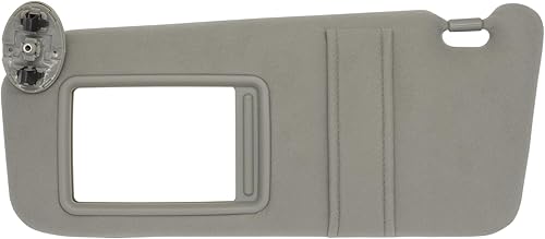 Visera solar izquierda del lado del conductor sin luz compatible con Toyota Camry 2007 2008 2009 2010 2011 Reemplazo # 74320-06780-B0 0400230506B0