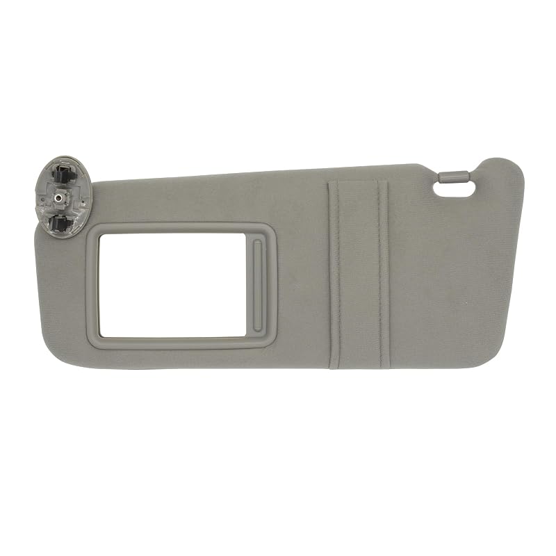 Para-Sol Dianteiro Esquerdo para Toyota Camry 2007 a 2011, Cinza, sem Luz NHILES